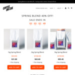 40% off Spring Blend Coffee Beans $31.80/kg Delivered (VIC Pickup) @ Coffee on Cue