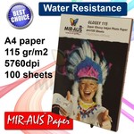 Extra 30% off A4 115gr MIR-AUS High Glossy Inkjet Photo Paper/  Was $13.90 Now: $9.16 