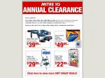 Mitre 10 Annual Clearance