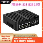 Topton X2B Mini PC 4x 2.5G LAN, Intel N5105, 2x RAM, NVMe, SATA, DP/HDMI US$123.73 (~A$180.31) Shipped @ Topton PC AliExpress