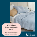 Win a $250 Sheet Society Gift Card from The Squiz