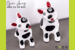Win Handmade Small Black and White Ceramic Dogs (Worth $165) from Australian Made