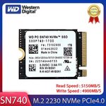 Western Digital SN740 PCIe Gen4 NVMe M.2 2230 SSD: 1TB US$78.43 (~A$117.68) Delivered @ LZB AliExpress