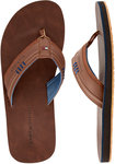 Tommy Hilfiger Men's Dozer Thongs - Cognac for $20 (RRP $99.95) + Delivery ($0 with One Pass) @ Catch