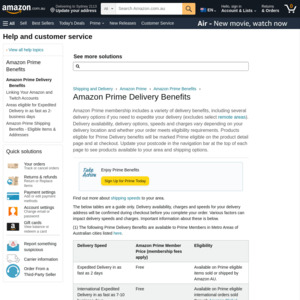 [Prime] Free International Delivery from Amazon UK, US, Germany & Japan Stores with No Minimum Spend @ Amazon AU