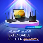 Win an ASUS Zenbook 14 OLED Laptop or 1 of 30 ASUS Wi-Fi Routers from ASUS