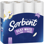Sorbent Toilet Tissue Silky White 32-Pack $10 @ Coles