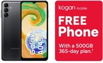 Kogan Mobile 500GB 365-Day Plan $300 + Free Samsung Galaxy A04s 3GB RAM/32GB Storage + Delivery ($0 with First) @ Kogan