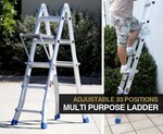 Multipurpose Aluminium Ladder (33 Ladder Positions) @ CatchoftheDay $89.95 + $25 Shipping