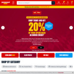 20% spend back as bonus credit at Supercheap Auto. In store and online till Saturday 7th Oct