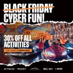30% off Activities (Archie Brothers, Strike, Holey Moley) (Min. 2 People, Excludes Functions) @ FunLab