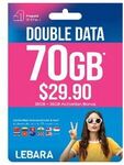 Lebara 30-Day Prepaid Mobile 4G SIM 35GB $9 (Activated by 26/3/2024 for 70GB) + Delivery ($0 in-Store/C&C/OnePass) @ Officeworks