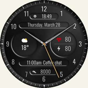  Free Watch Face - DADAM70 Analog Watch Face (Was
A$1.49) @ Google Play