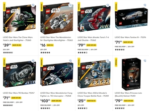 20% off LEGO Star Wars + Delivery ($0 C&C/ $65 Order) @ BIG W