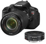 $899 US Canon 650D (T4i) + 18-135 STM + 40mm Pancake STM Lens @ B&H Photo + Shipping (~ $67US)