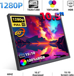 ZSUS 10.5" 1920x1280 IPS Portable Monitor US$38.04 (~A$57.76) Delivered @ ZSUS Store AliExpress