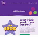 Win up to 50k in Cash Prizes from Chatime