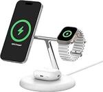 Belkin BoostCharge Pro 3-in-1 Wireless Charging Stand with Magnetic Qi2 15W with Tilt $175 (RRP $220) Delivered @ Amazon AU