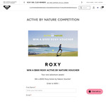 Win a $500 Roxy Active by Nature Voucher from Roxy