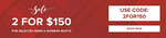 2 Pairs of Boots for $150 (Selected Men's & Women's Styles) + Delivery @ Brand House Direct