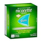 Nicorette Quit Smoking Regular Strength Nicotine Gum Classic 210-Pack $36.27 ($32.64 S&S) + Del ($0 Prime/ $59+) @ Amazon AU
