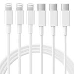 [Prime] USB C to Lightning Cable (MFI Certified) 6ft 3-pack $11.99 Delivered @ huaanxianmiteshanghang via Amazon Au