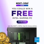 Win an NZXT X Intel Gaming PC or 1 of 15 Minor Prizes from NZXT [Nzxt Club Members]
