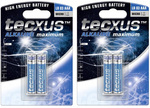 2x 2 Pack Tecxus LR03 AAA Alkaline Battery (Total 4 Batteries) - $2.99 Shipped @ Warcom