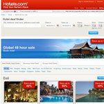 Hotels.com Global 48 Hour Sale. Save up to 50%