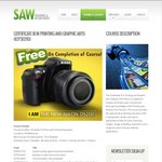 [SAW Training & Recruitment] Free Printing & Graphics Arts Course + NIKON D5200 Digital SLR $0
