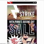Puma Factory Outlets VIC: 50% off Storewide Boxing Day Sale