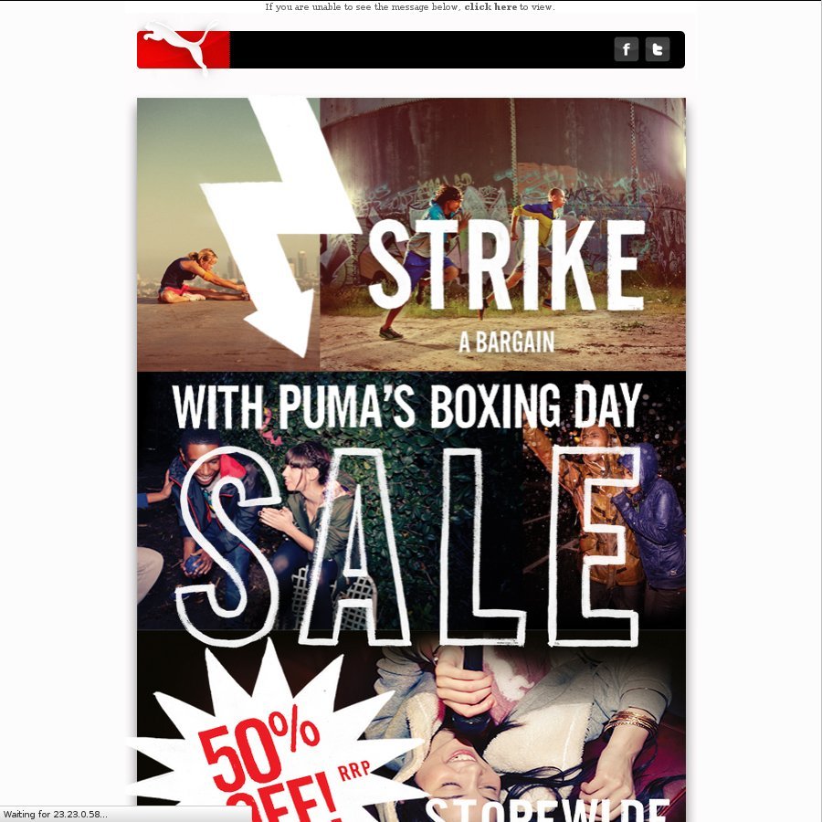 puma boxing day