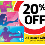 20% off iTunes at Shell Coles Express