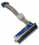 PCI-E Riser 1x to 16x with Molex $10 Including Shipping @ Retro Zone