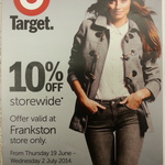 Frankston (VIC) Target 10% off Store Wide