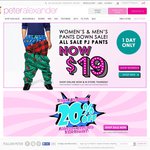$19 Men's and Women's PJ Pants (+$9.95 Postage) & 15% off Sign up Bonus @ Peter Alexander