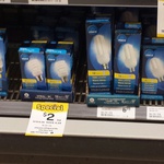 Various Olsent CFL Light Globes for $2 at Woolworths