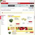 4 X 250g Strawberry Punnets $5 (QLD) or 3 X 250g $4 (WA), Broccoli $1.20/Kg (NSW/ACT) @ Coles