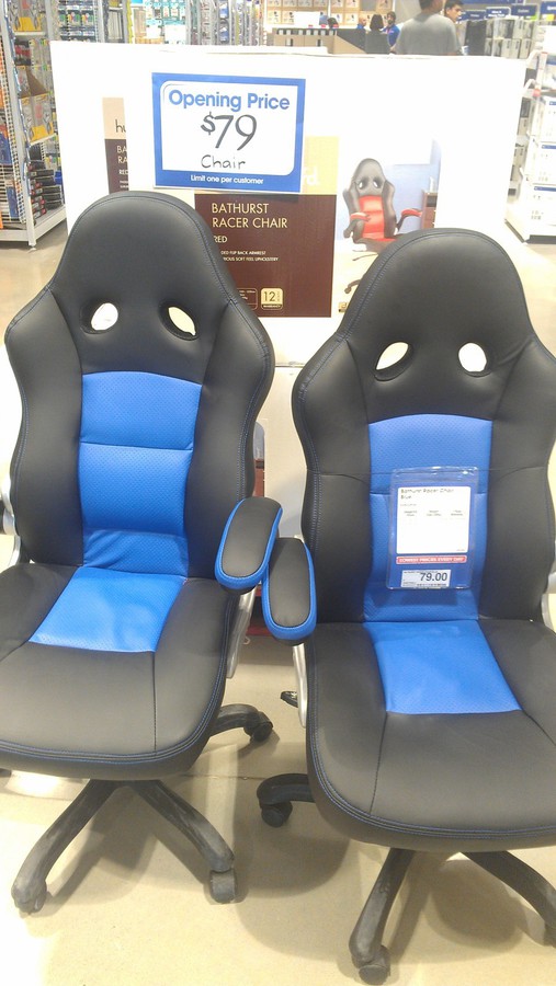 officeworks racer chair