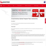Complimentary Qantas FF membership Save $89.50 (Bonus 10000 points if earn 10000 in first 3 mth)