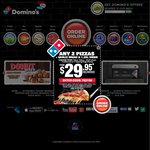 Domino's Value Pizza $4.95 Pickup