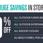 40% off All Outdoor Furniture, Beach Towels, Pools, Aquatic Toys & Indoor Cooling @ Big W