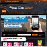 USA T-Mobile Prepaid Travel SIM Card SALE (13GB of 4G Data Included) $49 (55% OFF RRP) @ Travel Sims Direct