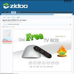 Win 1 of 100 Zidoo-X1 Android Media Players (Pay for Freight Only) from Zidoo