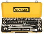 40 Piece Stanley Socket Set - 1/2" Drive, Metric & Imperial - $63.20 C&C @ Supercheap Auto eBay Store