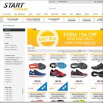Extra 15% off All Todays Daily Deals @Startfitness.co.uk