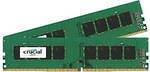 Crucial 16GB Kit (8GBx2) *DDR4* 2133 MT/s Non-ECC UDIMM - US$75.04 Shipped (~AU$103) @ Amazon US