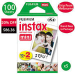 100 Sheet Fujifilm Instax Mini Film for $84.76 Delivered @ Bestforapple eBay