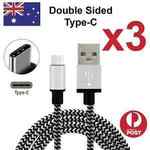 3x Premium Braided USB 3.1 Type C USB Cable $8.99 Delivered @ Digital Mango eBay
