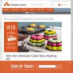 Win a Cake Boss Baking Kit valued at over $700 @ Cookware Brands